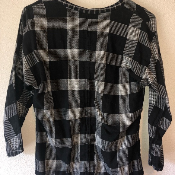 Madewell Plaid Shirt (3/4 length sleeves) - Picture 3 of 3